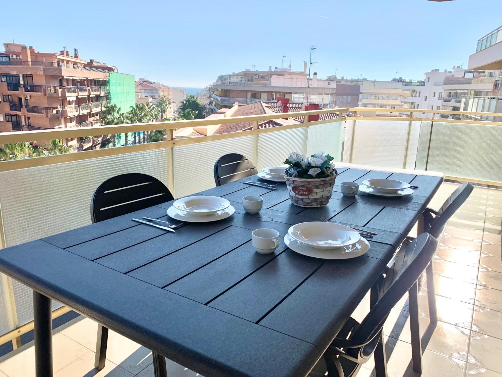 Apartamentos Centro Salou Rum bild